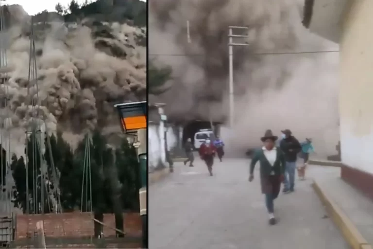 Áncash: Deslizamiento de cerro en Chavín de Huántar sepultó al menos 150 viviendas (VIDEO) - Perú