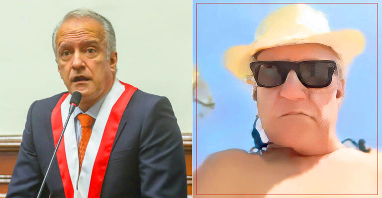 Congresista Hernando Guerra activó su cámara por error desde la playa en plena sesión del Congreso - Política