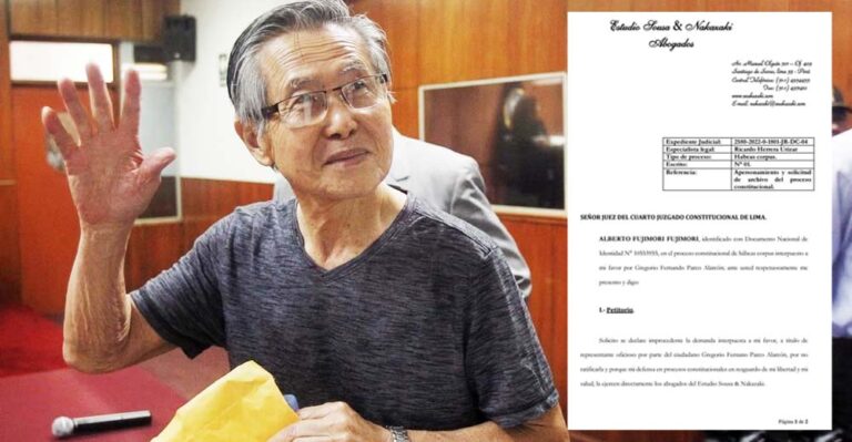 ¡EXCLUSIVO! Alberto Fujimori pide archivar el proceso constitucional que le devuelve su libertad - Perú