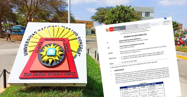 Informes de Sunedu declaran improcedente el registro de firmas de decanos electos de la UNICA - Perú