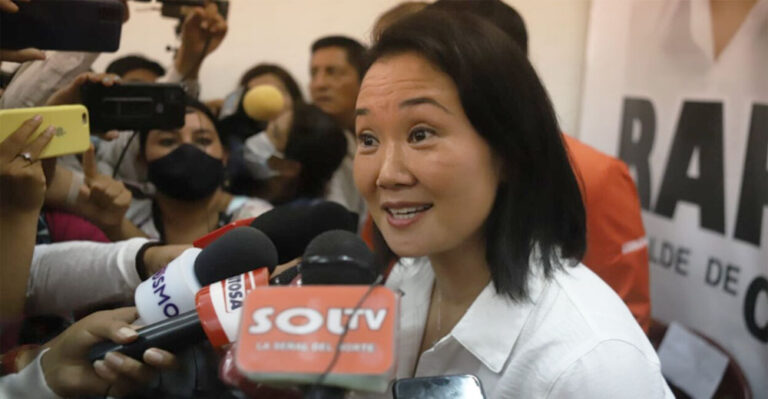 Keiko Fujimori a Castillo: «No sea cobarde y dé la cara, enfrente a la prensa, enfrente a la justicia» - Política