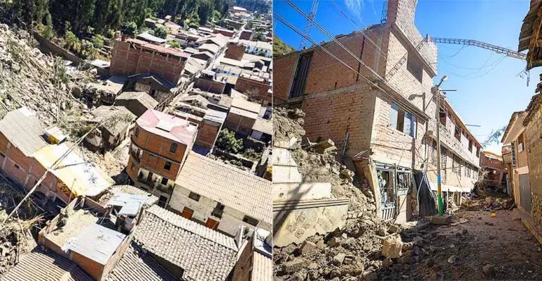 FOTOS: Así quedó Chavin de Huantar en Áncash tras derrumbe que dejó 50 viviendas sepultadas - Perú