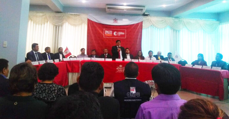 JNE: Electores ya pueden proponer compromisos para que candidatos la firmen en el Pacto Ético - Perú