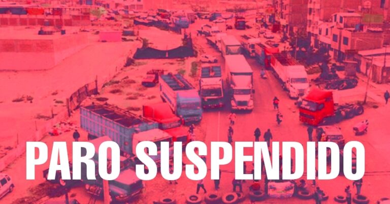 Ministro de Transportes y Comunicaciones anuncia suspensión del paro del lunes 4 de julio - Perú
