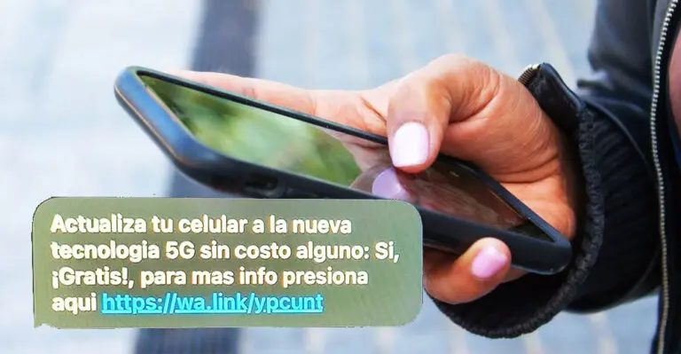 Te llega un SMS para actualizar tu celular a 5G, cuidado así es la nueva modalidad de estafa - Tecnología