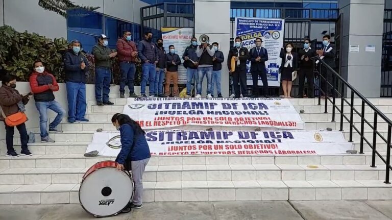 Ica: Trabajadores del MP piden a Patricia Benavides atender el pliego de reclamos y no un «Bono ridículo» - Ica