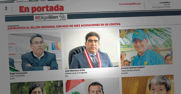 Juan Mendoza es el candidato de Ica con más procesos por corrupción, informa La República a nivel nacional - Ica