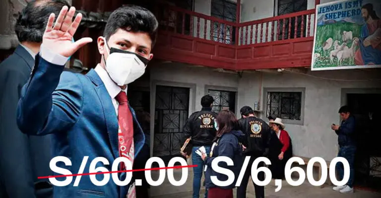 La prensa otra vez, informaron que la fiscalía halló S/60 mil en el cuarto de Arnold Castillo y resultó ser 6,600 - Política