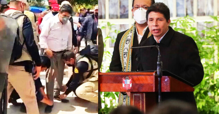 Pedro Castillo tras dejar que policías aten sus zapatos: “No existió ni existe maltrato ni discriminación” - Política