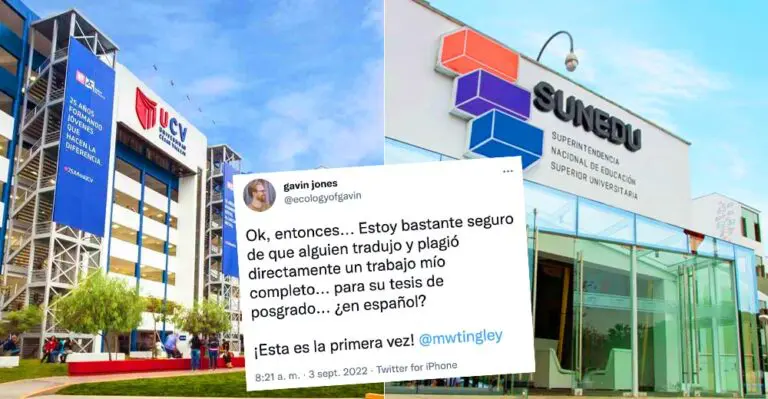 Sunedu investigará a la Universidad César Vallejo porque científico descubrió que plagiaron su tesis - Perú