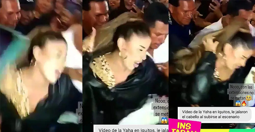 Yahaira Plasencia sufre agresión en Iquitos donde le jalaron sus extensiones de cabello