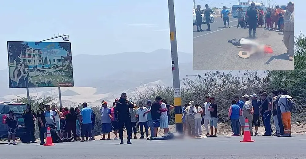 Accidente en Ica: Hombre muere atropellado en plena Panamericana Sur Salas Guadalupe