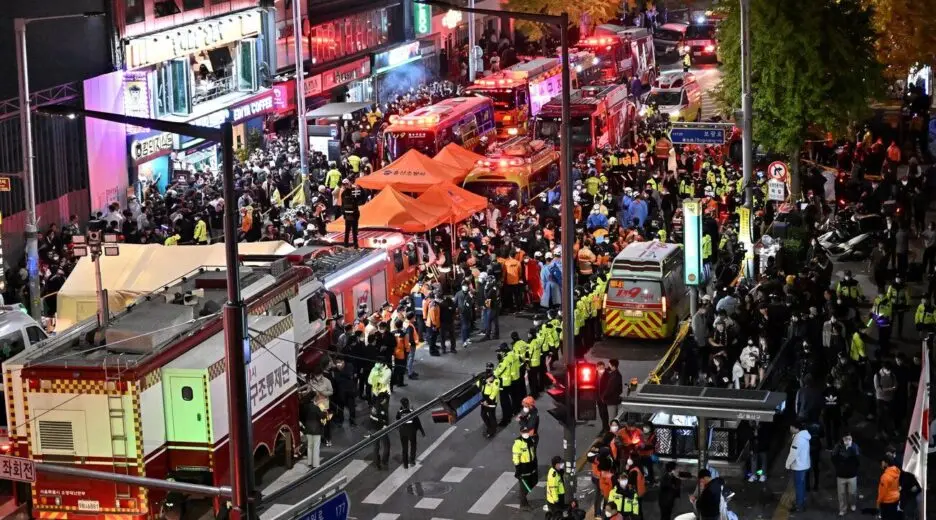 Al menos 120 personas murieron tras una estampida en una fiesta Halloween en Seúl Corea del Sur