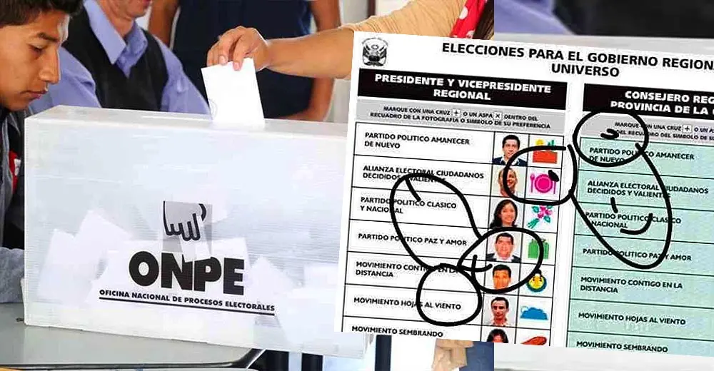 Elecciones 2022: ¿Qué pasa si voto en blanco o nulo este domingo 2 de octubre?
