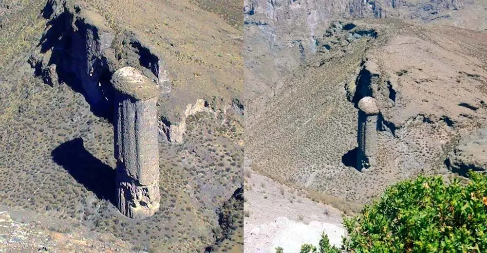 Se hace viral "El falo de piedra que ayuda a la fertilidad" ubicado en Chojata Moquegua