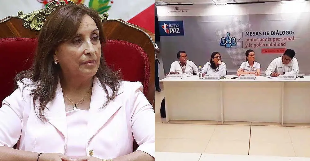 Dina Boluarte no cumple con ir a Ica, mandó a ministros y fracasa mesa de diálogo con manifestantes
