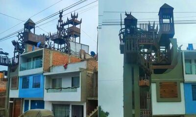 Game of Thrones peruano: Vecino construye un 'castillo' encima de su casa en Chorrillos
