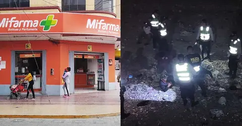 Ica: Delincuente con un cuchillo asaltó la botica de Mifarma en Nasca