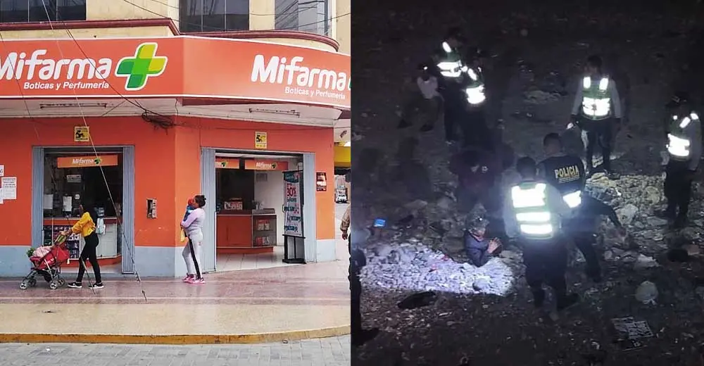 Ica: Delincuente con un cuchillo asaltó la botica de Mifarma en Nasca