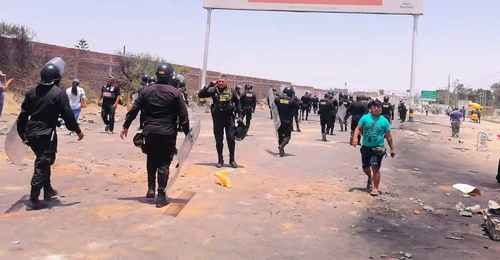 Ica: PNP presenta lista de 12 sujetos y tres menores detenidos durante las protestas y bloqueos