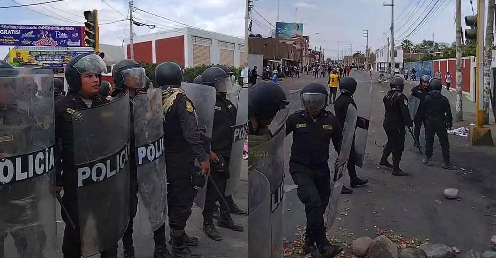 Ica: Panamericana Sur continúa bloqueada hoy sábado 21 de enero