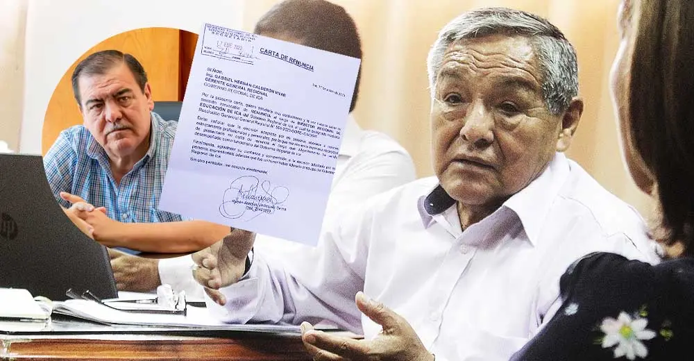 Ica: Renuncia director de Educación a días de tomar el cargo con la gestión de Rocky Hurtado