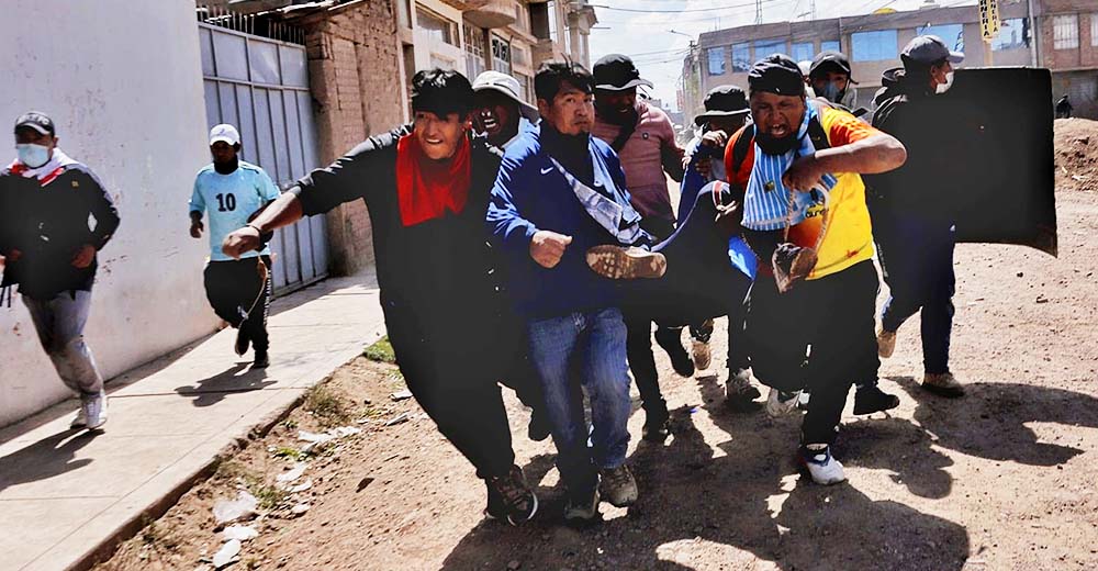 Suman 12 las personas asesinadas durante la represión policial y militar en Juliaca