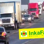 Delincuentes asaltan camión de Inkafarma en movimiento en la Panamericana Sur