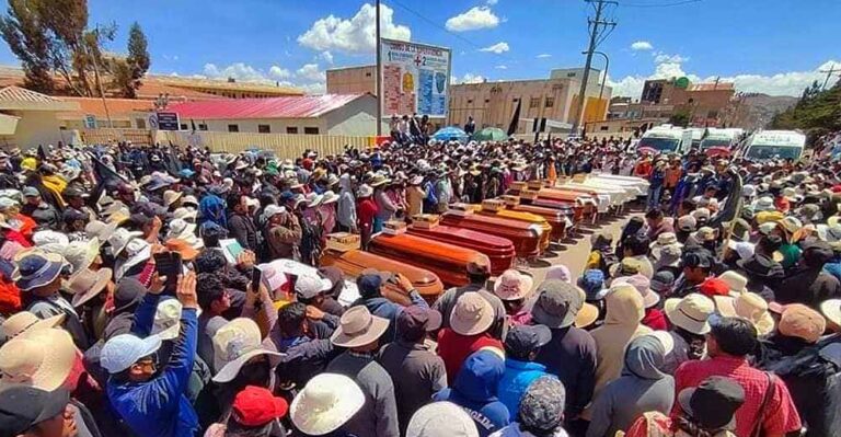 Duelo en Juliaca: Funerarias donan ataúdes para los 17 fallecidos en protesta contra Dina Boluarte - Perú