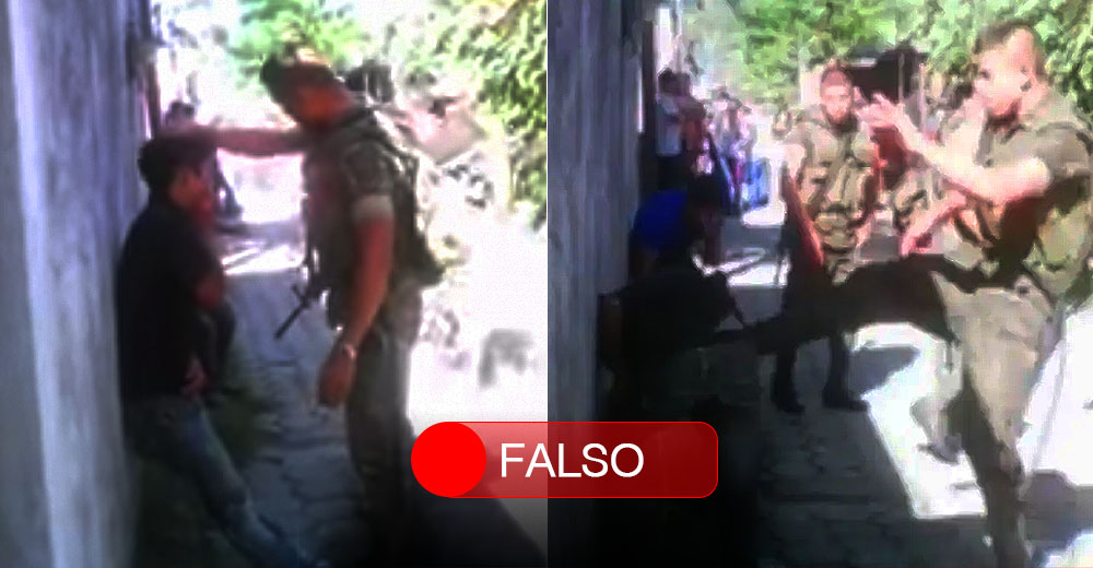 ES FALSO video de supuestos militares peruanos golpeando a menores en una localidad de Cusco