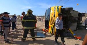 Ica: Choque por accidente de tránsito deja 7 heridos en Pisco
