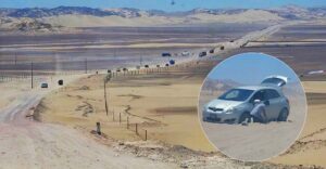 Ica: cientos de conductores cruzan el desierto de Carhuaz y sufren atollamientos