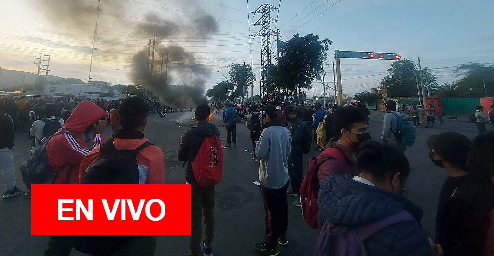 Ica EN VIVO: Amanece bloqueado la Panamericana Sur en varios puntos de Ica y Pisco