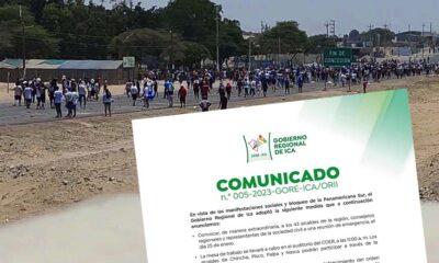 Ica: Gobierno Regional convoca a los 43 alcaldes de la región tras enfrentamientos en la Panamericana