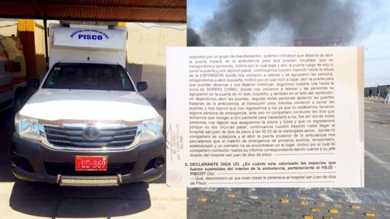 Ica: grupo de personas en Barrio Chino asaltaron ambulancia que trasladó a un niño en estado crítico - Ica