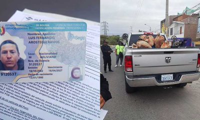 Intervienen a ciudadano boliviano en Ica repartiendo víveres a manifestantes