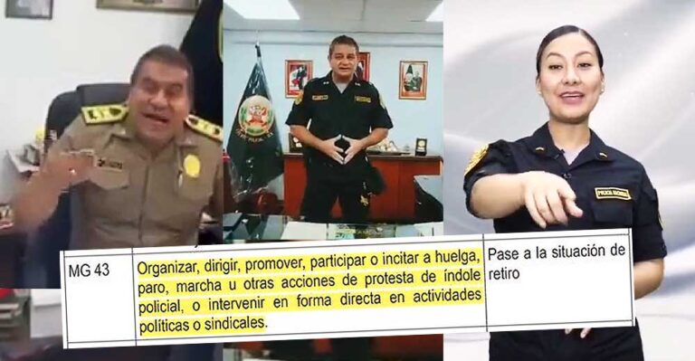 PNP manda a borrar todo sobre «Marcha por la paz» y podrían pasar a retiro por infracción muy grave - Perú
