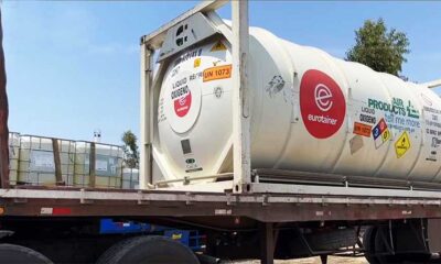 Policía retiene trailer con 20 toneladas de oxigeno en Pisco y no puede llegar a Ica por los bloqueos