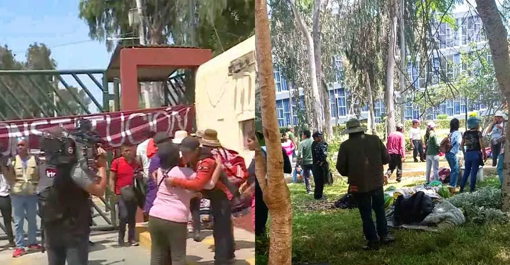Lima: Toman la Universidad San Marcos y es albergue para manifestantes de las regiones