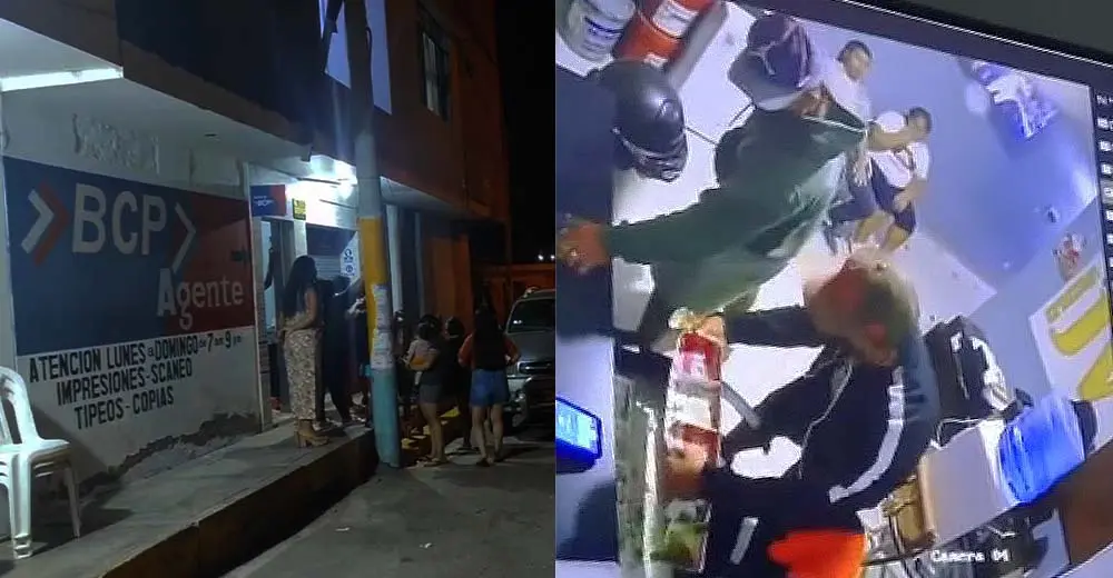 Nasca: delincuentes asaltan un agente BCP en Vista Alegre y se llevan 30 mil soles