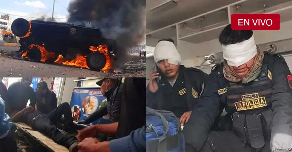 Paro Nacional: Manifestantes en Puno se enfrentaron con la Policía por más de 6 horas