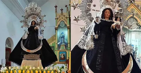 Virgen de La Candelaria: La patrona de Puno fue vestida de luto por las muertes en las protestas