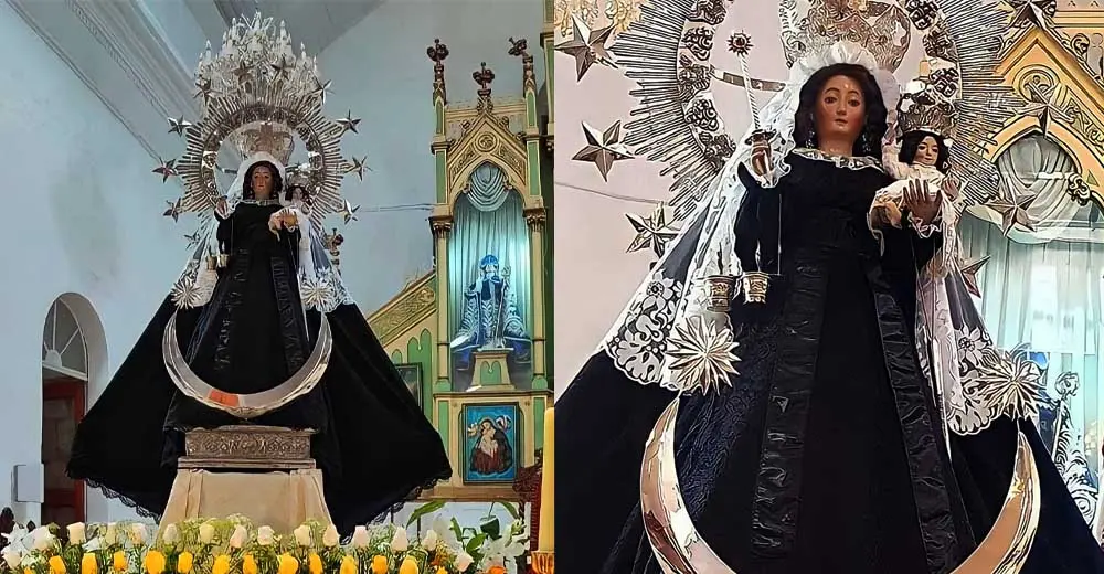 Virgen de La Candelaria: La patrona de Puno fue vestida de luto por las muertes en las protestas