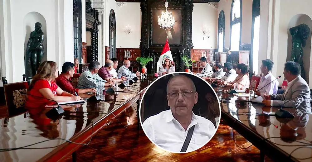 Dina Boluarte informó que recibió a dirigentes de Barrio Chino pero resultó ser su primo que vive en Ica