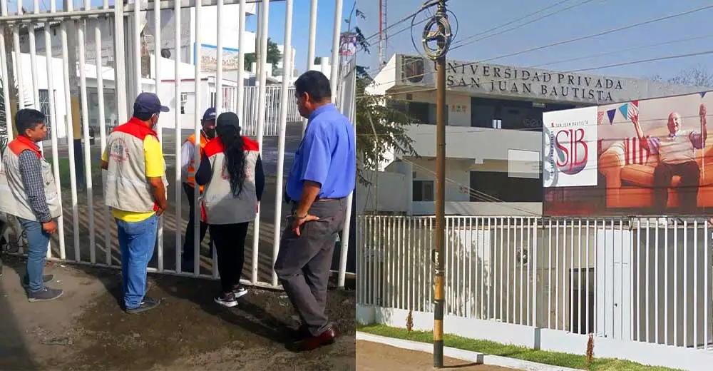 Ica: Municipalidad interviene en la Universidad San Juan Bautista por apoderarse de la vía auxiliar