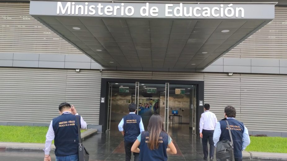 Fiscalía interviene el Minedu por presuntos contratos irregulares de consultorías en los últimos 11 años