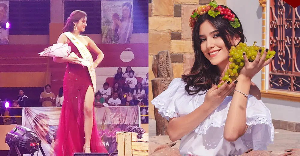 Luciana Calderón, la nueva Miss Semana de Ica brilló en el certamen de la Vendimia Iqueña 2023