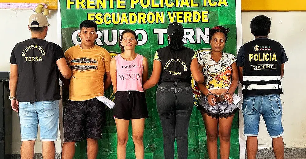 Ica: Así cayeron tres integrantes de la banda "Los Terribles de Catambo" que operaban en Parcona