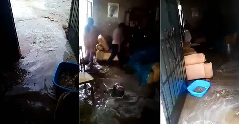 Ica: Se reportan varias viviendas inundadas tras fuertes lluvias en San José de Los Molinos