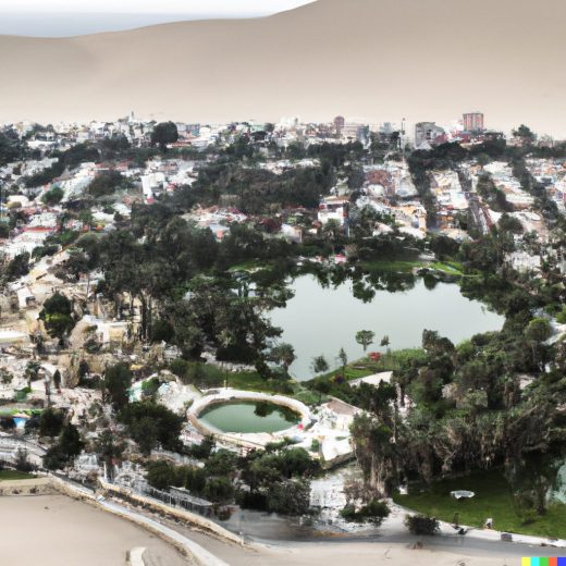 Así Se Verá La Huacachina De Ica En Un Futuro Según Inteligencia Artificial 1960